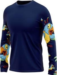 Psycho Parrot Rash Shirt Long Sleeve 8