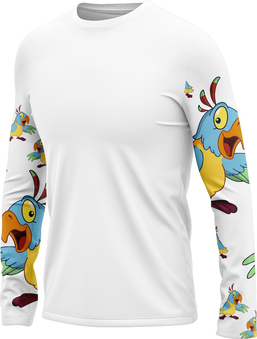 Psycho Parrot Rash T-Shirt Long Sleeve - fungear.com.au