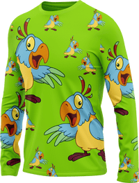 Psycho Parrot Rash Shirt Long Sleeve 1
