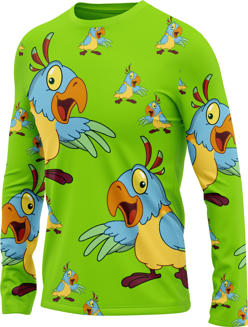 Psycho Parrot Rash Shirt Long Sleeve