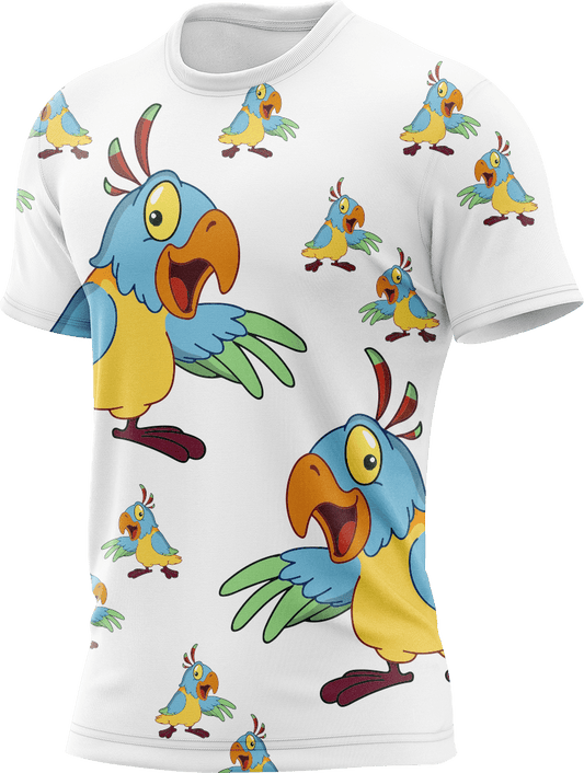 Psycho Parrot Rash T-Shirt Short Sleeve - fungear.com.au