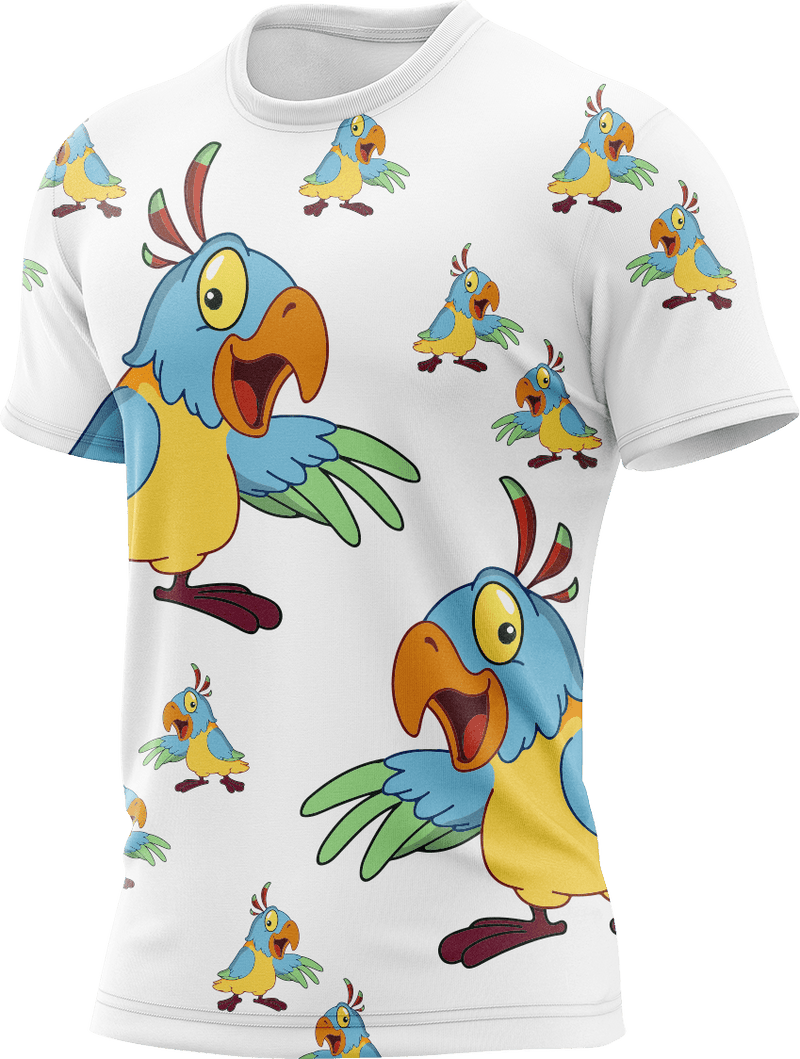 Psycho Parrot Rash Shirt Short Sleeve