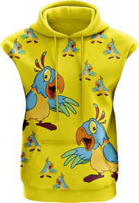 Psycho Parrot Sleeveless Hoodie 4