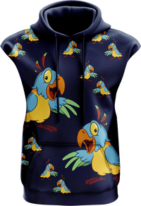 Psycho Parrot Sleeveless Hoodie 3