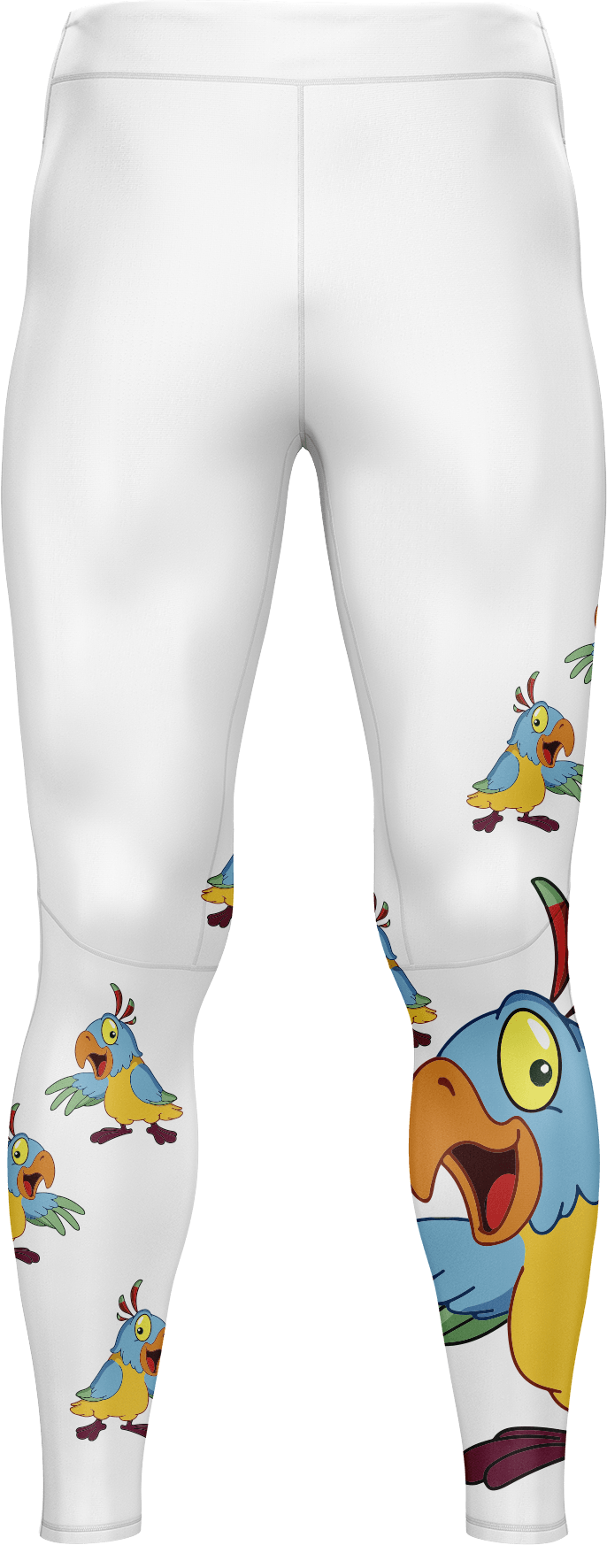 Psycho Parrot tights 3/4 or full length - fungear.com.au