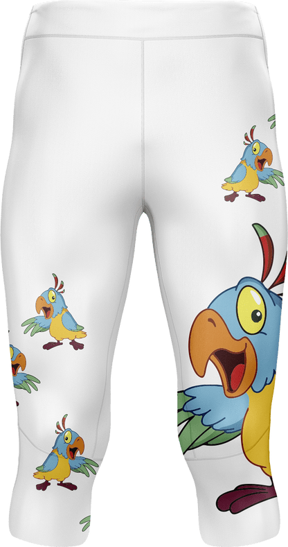 Psycho Parrot tights 3/4 or full length - fungear.com.au