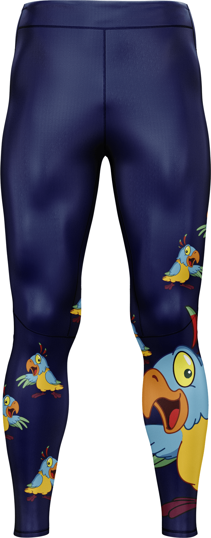 Psycho Parrot tights 3/4 or full length - fungear.com.au