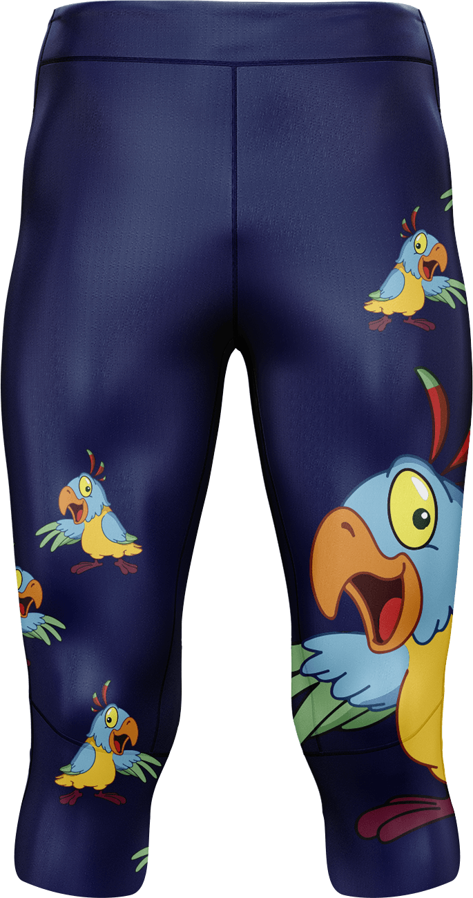 Psycho Parrot tights 3/4 or full length - fungear.com.au
