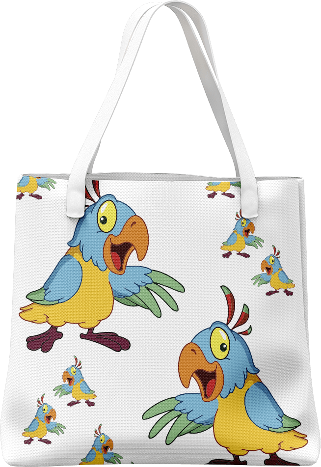 Psycho Parrot Tote Bag - fungear.com.au