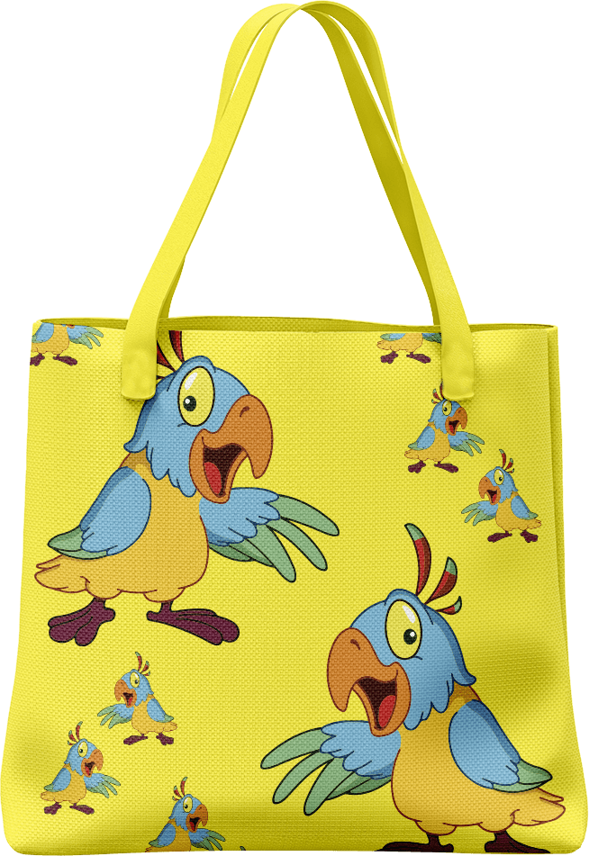 Psycho Parrot Tote Bag - fungear.com.au