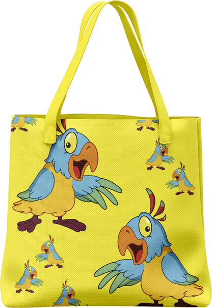 Psycho Parrot Tote Bag - fungear.com.au