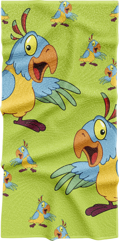 Psycho Parrot Towels - fungear.com.au