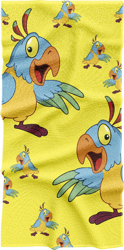 Psycho Parrot Towels - fungear.com.au