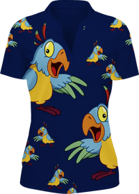 Psycho Parrot Women's Polo 2