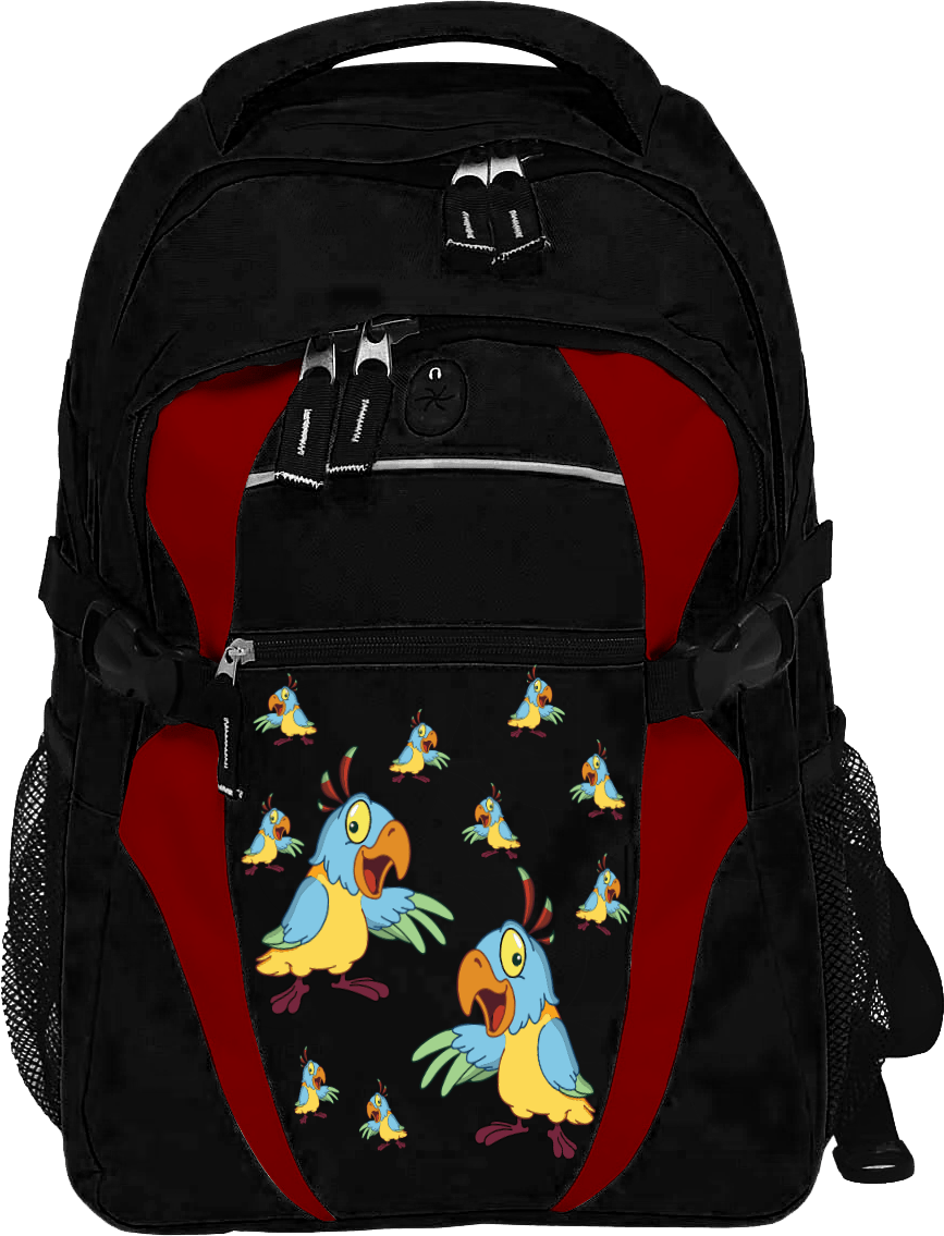 Psycho Parrot Zenith Backpack Limited Edition - fungear.com.au