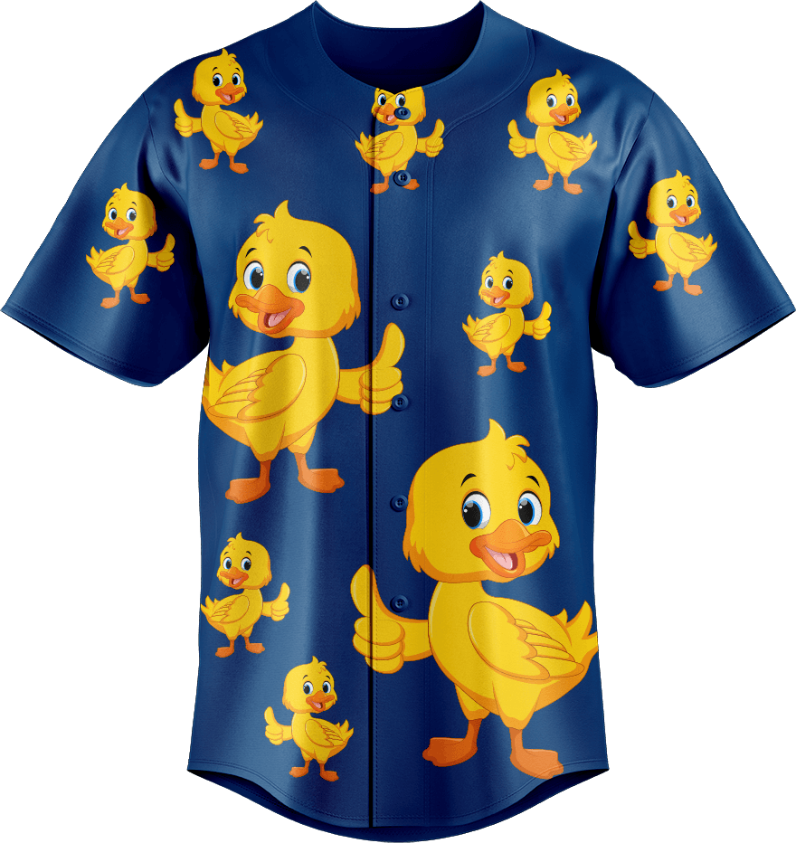 Quack Duck Baseball Jerseys - fungear.com.au