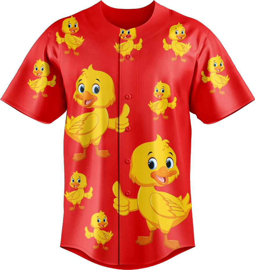 Quack Duck Baseball Jerseys - fungear.com.au