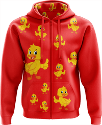 Quack Duck Full Zip Hoodies Jacket 1