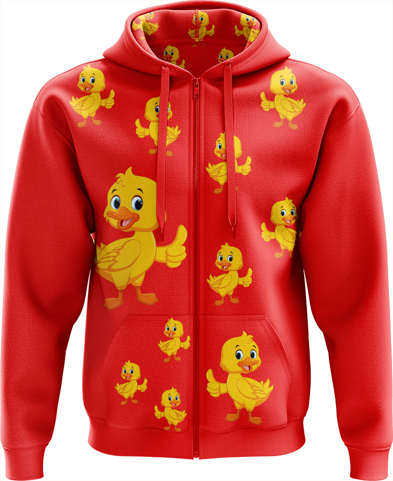 Quack Duck Full Zip Hoodies Jacket