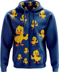 Quack Duck Full Zip Hoodies Jacket 4