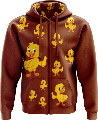 Quack Duck Full Zip Hoodies Jacket - fungear.com.au