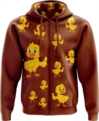 Quack Duck Full Zip Hoodies Jacket 3