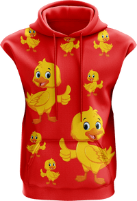 Quack Duck Full Zip Sleeveless Hoodie Jackets 3