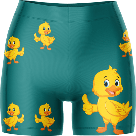 Quack Duck Ladies Gym Shorts - fungear.com.au