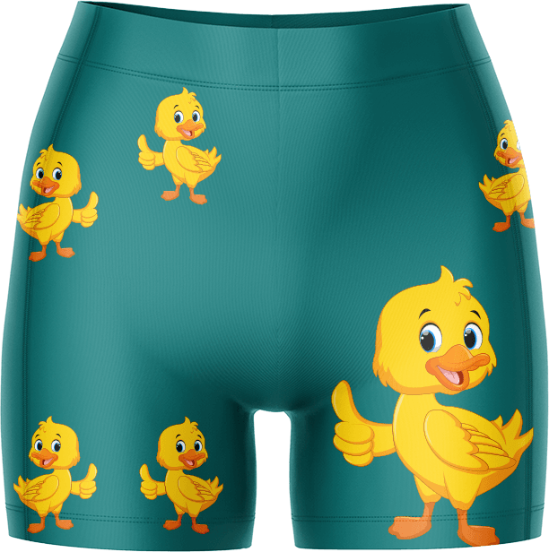 Quack Duck Ladies Gym Shorts