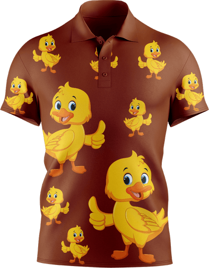 Quack Duck Men's Short Sleeve Polo - fungear.com.au