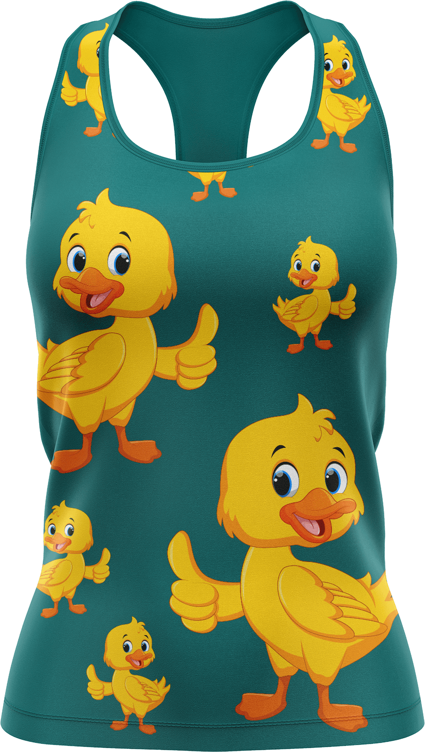 Quack Duck Singlets - fungear.com.au