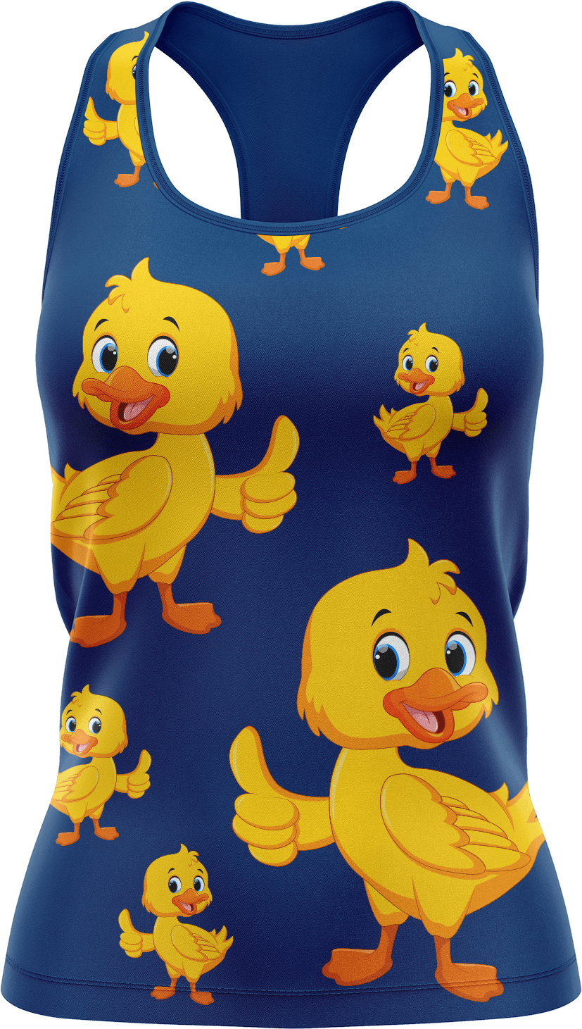 Quack Duck Singlets - fungear.com.au