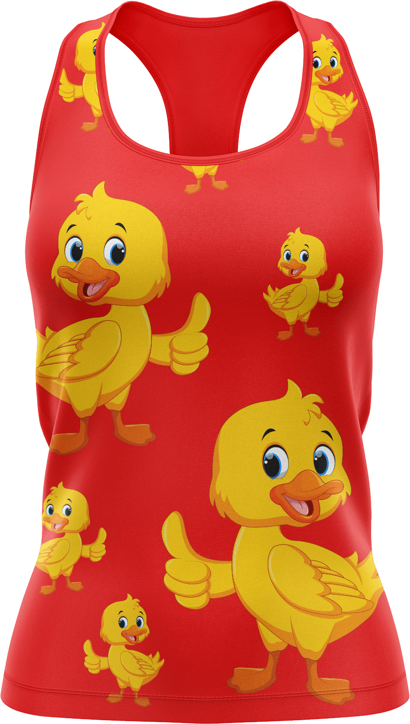 Quack Duck Singlets - fungear.com.au