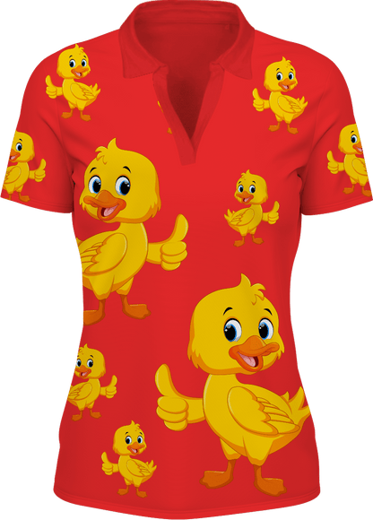 Quack Duck Women's Polo - fungear.com.au