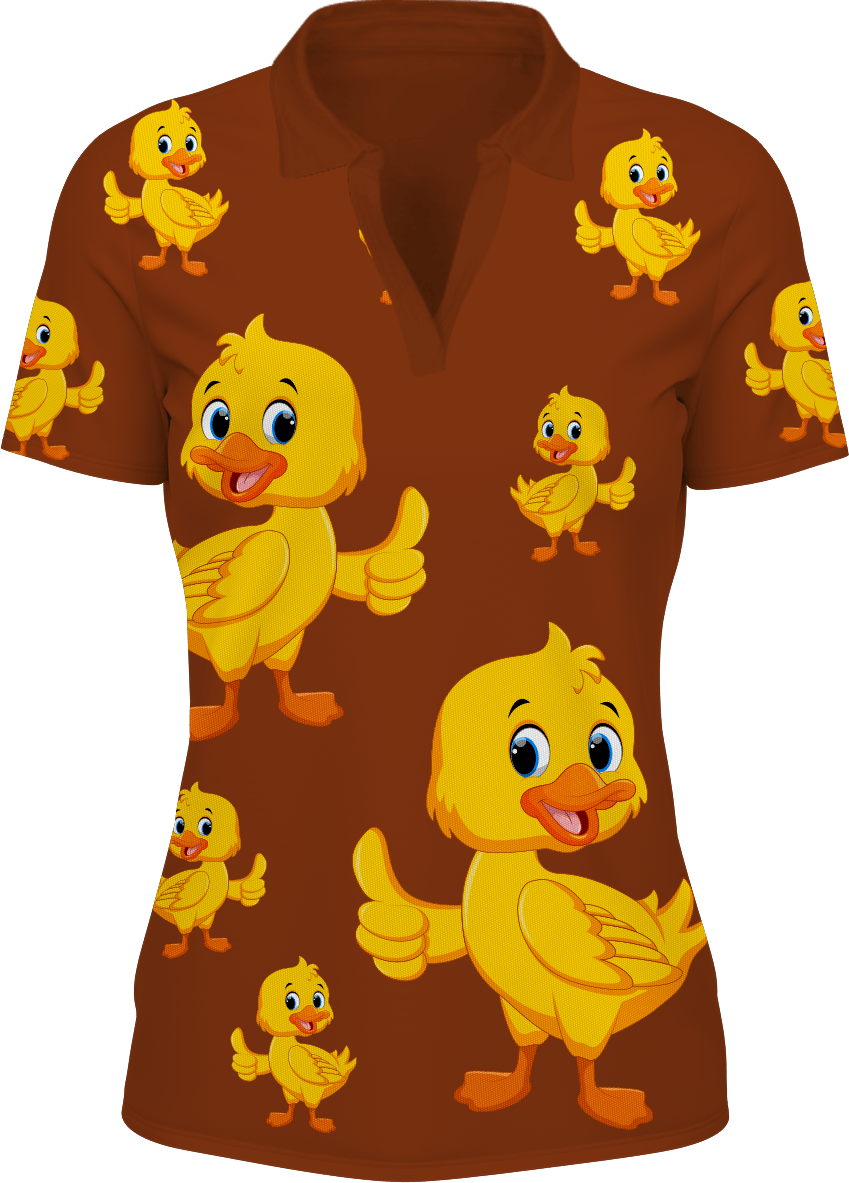 Quack Duck Women's Polo - fungear.com.au