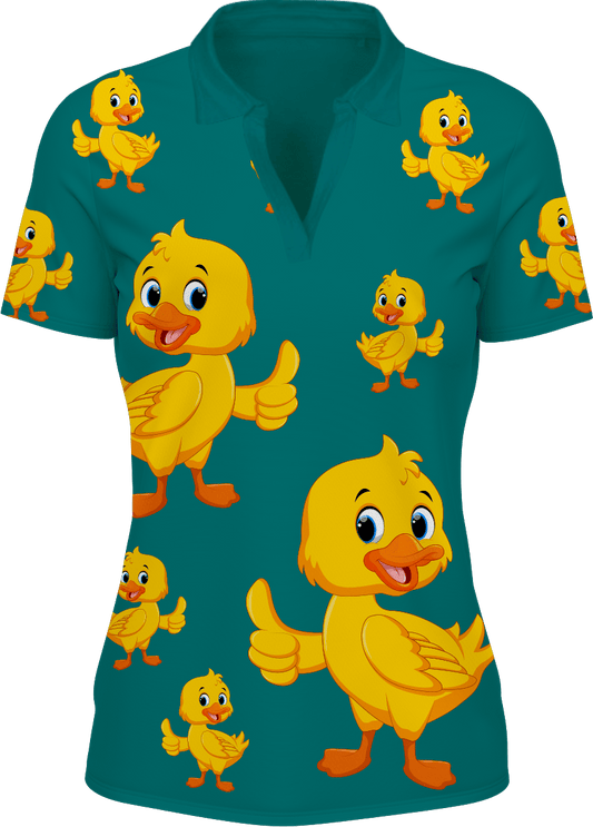 Quack Duck Women's Polo - fungear.com.au