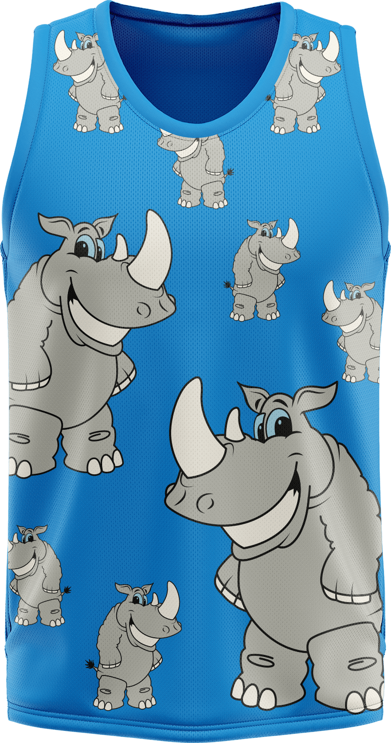 Racy Rhino Basketball Jersey
