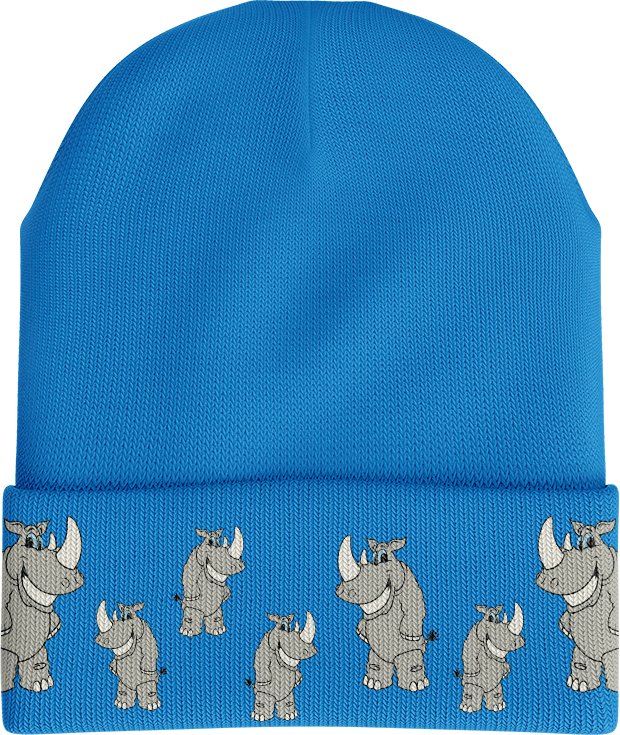 Racy Rhino Beanie - fungear.com.au