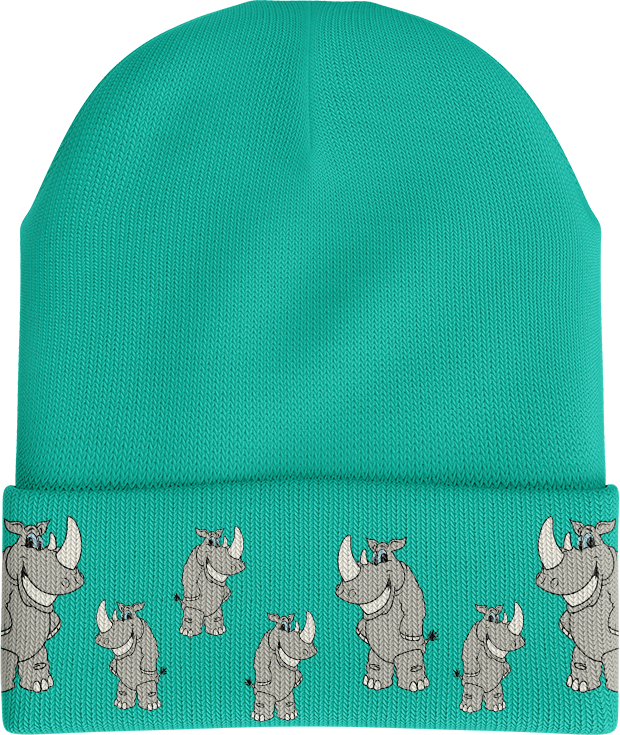 Racy Rhino Beanie - fungear.com.au