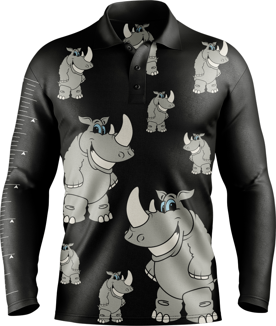 Racy Rhino Fishing Shirts - fungear.com.au