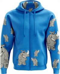 Racy Rhino Full Zip Hoodies Jacket 5