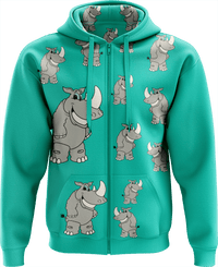 Racy Rhino Full Zip Hoodies Jacket 3