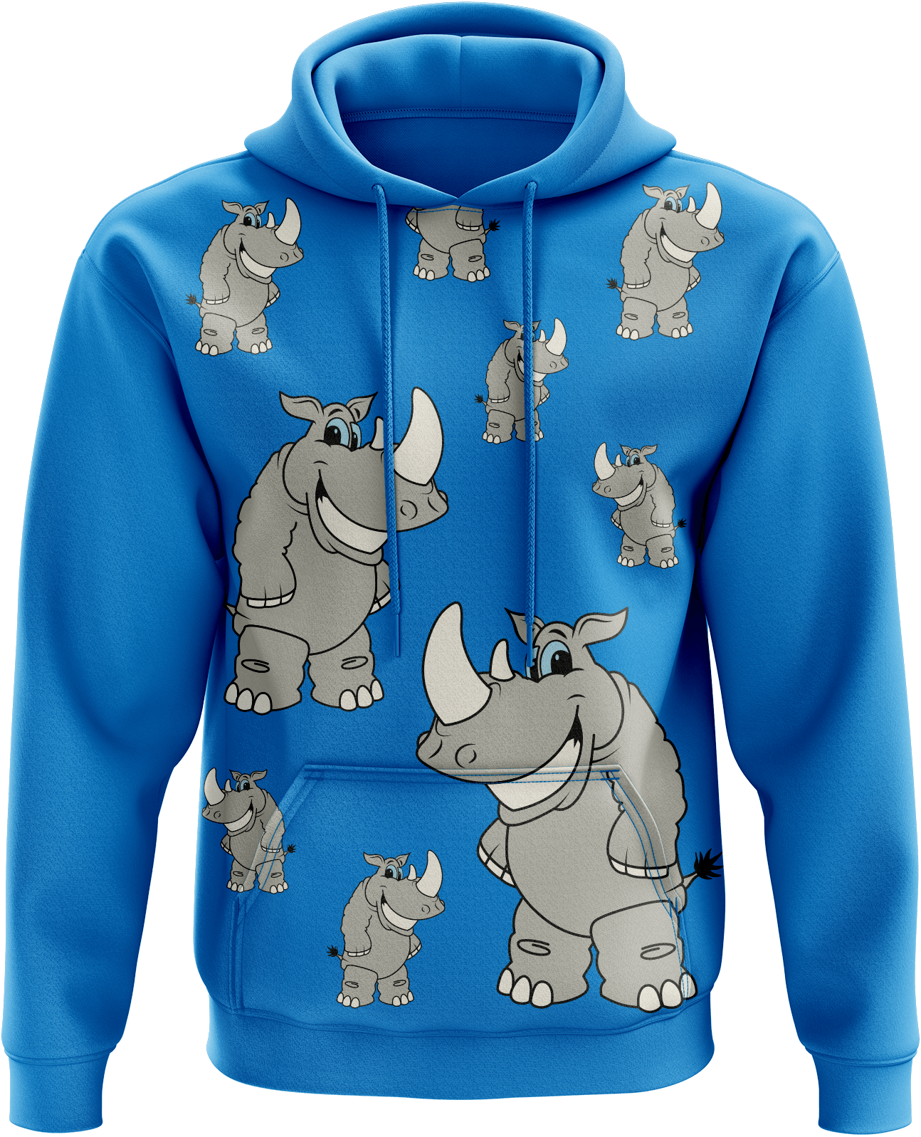 Racy Rhino Hoodies - fungear.com.au