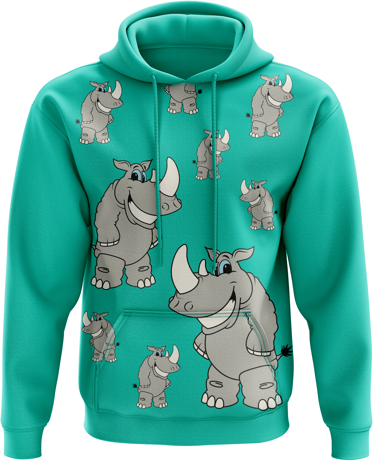 Racy Rhino Hoodies - fungear.com.au