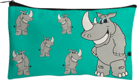 Racy Rhino Jumbo Pencil Case 2