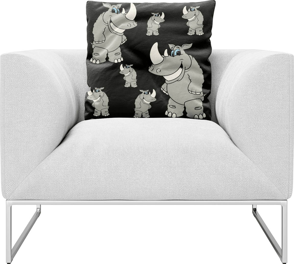 Racy Rhino Pillows Cushions