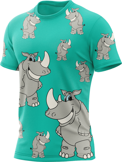 Racy Rhino Rash Shirt Short Sleeve - fungear.com.au