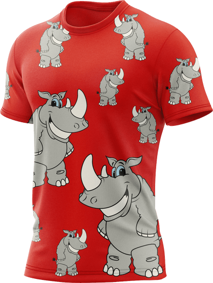 Racy Rhino Rash Shirt Short Sleeve - fungear.com.au