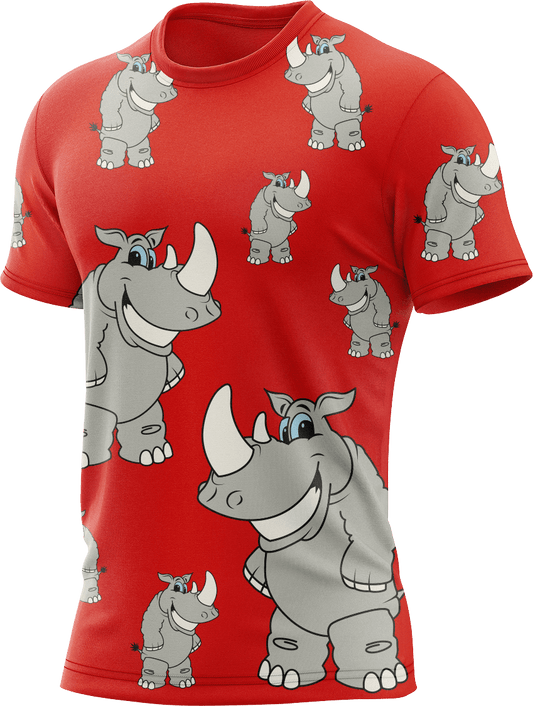 Racy Rhino Rash Shirt Short Sleeve - fungear.com.au