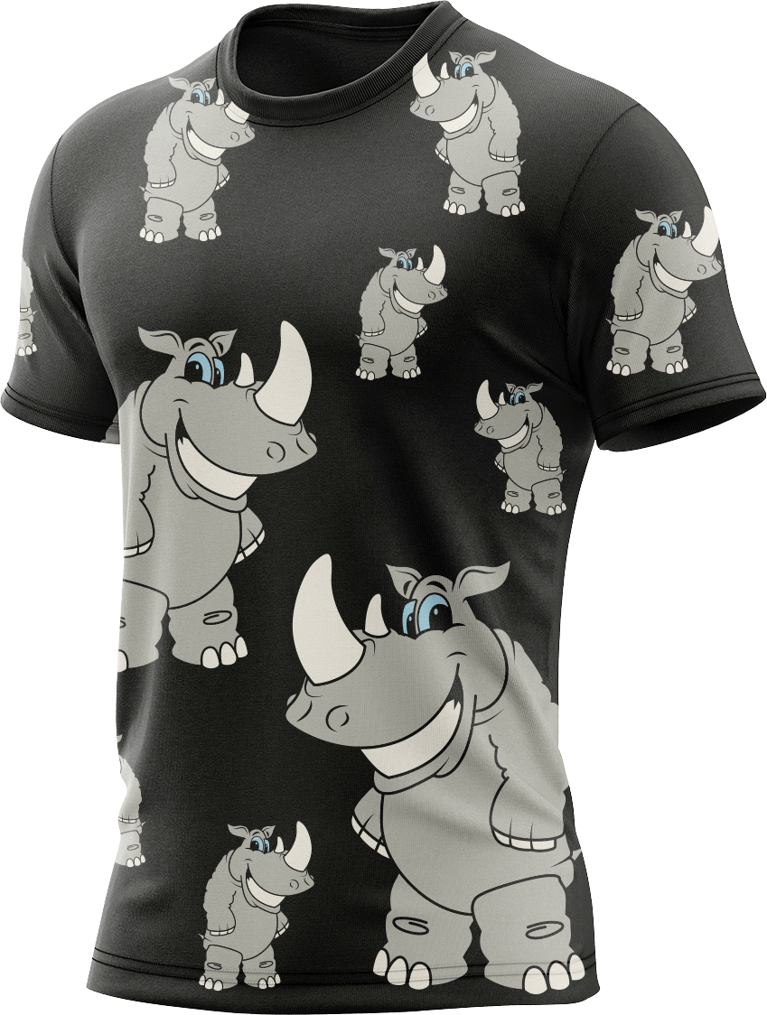 Racy Rhino Rash Shirt Short Sleeve - fungear.com.au